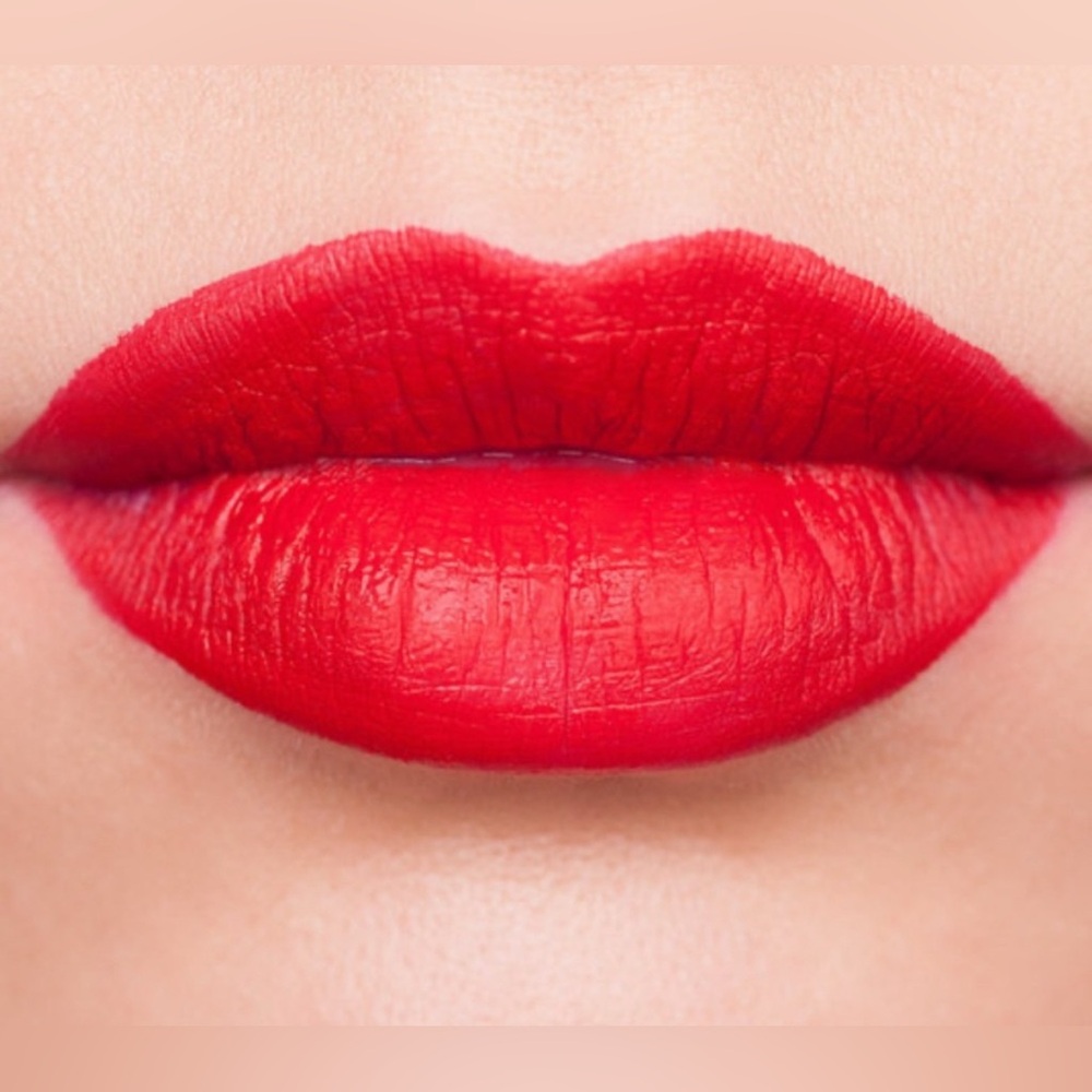 REDRUM: Liquid Velour Bright Red Matte Longwear Lipstick. Brand new in box.